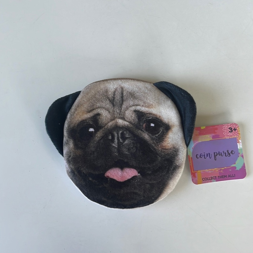 Celebrate best in show! Pug face coin purse